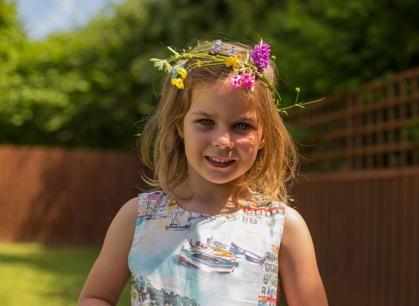 Little girl dressed up Little girl dressed up