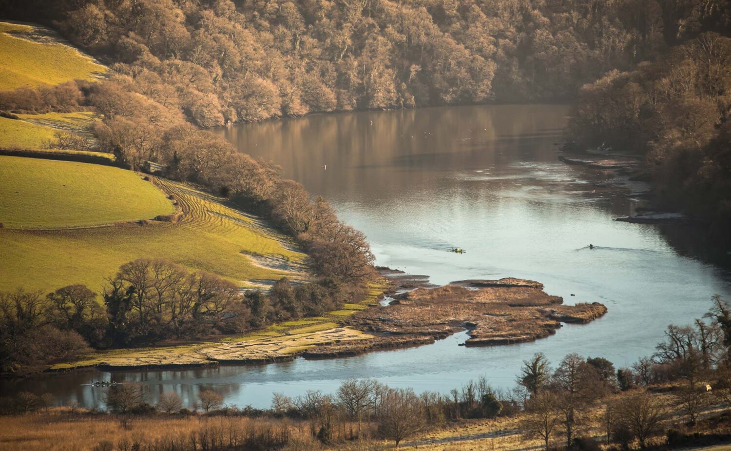 View of the river Dart