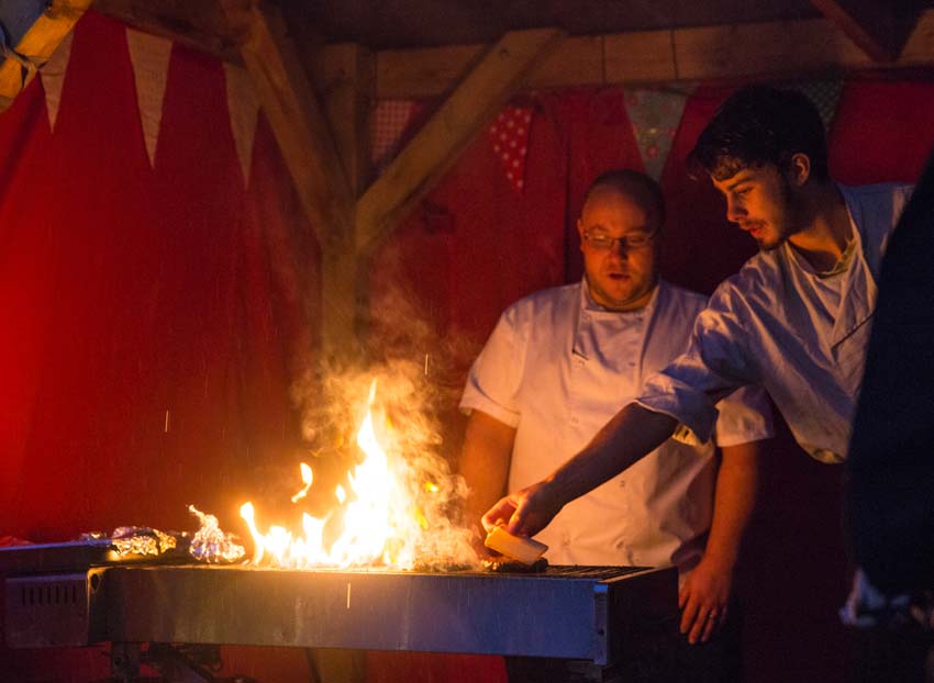 Cooking with fire